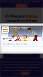 Mobile Screenshot of oirpensarhablar.com