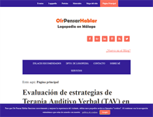 Tablet Screenshot of oirpensarhablar.com